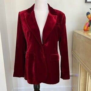 Rachel Zoe Jerri Blazer in Ruby